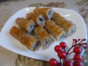 Пахлава с грецкими орехами и корицей