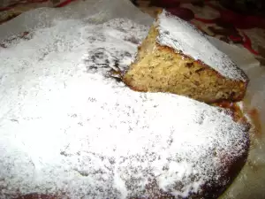 Простой кекс с бананами