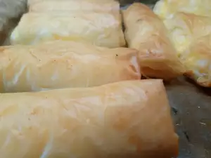 Хрустящие банички с сыром и сливочным маслом