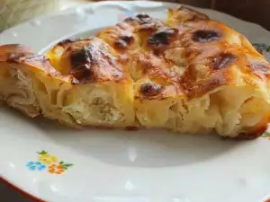 Баница из готового теста фило и сухих дрожжей