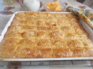 Баница с лимонадом и овсяными отрубями