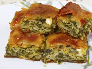 Капустный пирог с крапивой