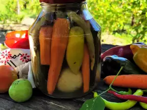 Быстрое соленье с разными овощами