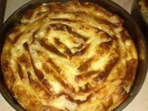 Быстрая скрученная баница