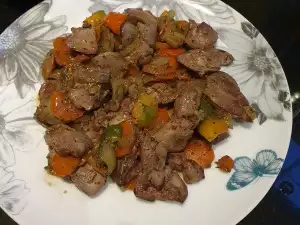 Быстрая печень цыпленка на сковороде