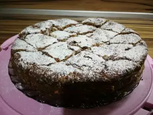 Быстрый пирог с яблоками