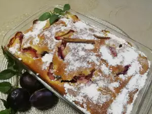Баварский пирог со сливами