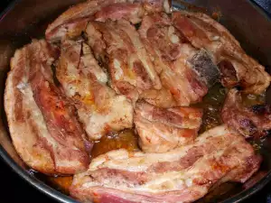 Ребрышки с пивом в духовке