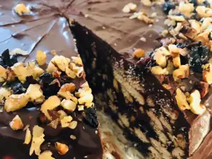 Торт из печенья «Моё детство»