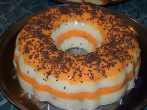 Торт из печенья с апельсиновым соком