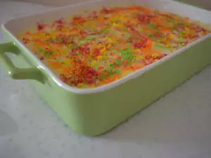 Детский торт из печенья