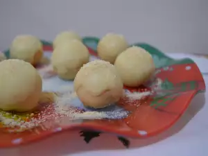 Шарики из печенья со сливочным сыром