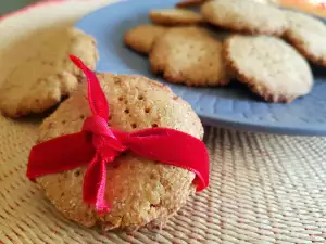 Полезное печенье с арахисовой пастой