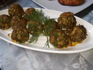 Овощные фрикадельки из фасоли мунг