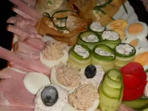 Богатое праздничное блюдо