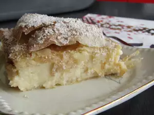 Греческий пирог с кремом Бугаца (Bougatsa)
