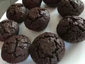 Капкейки брауни из минимума ингредиентов