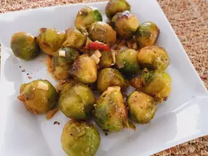 Тушеная брюссельская капуста как гарнир