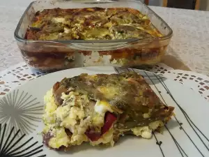 Простой и невероятно вкусный бюрек из запеченных перцев