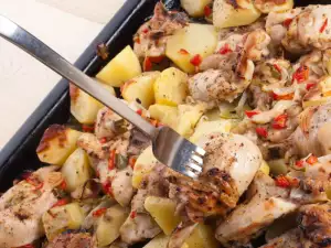 Курица с картошкой