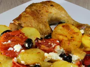 Куриные ножки по-гречески