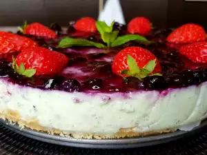 Мятный чизкейк без сахара