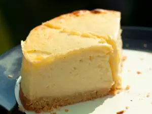 Чизкейк с бананами