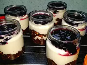 Вкусный чизкейк с лесными орехами