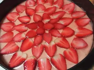 Чизкейк с клубникой и маскарпоне