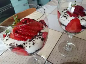 Чизкейки с печеньем Oreo в стаканчиках