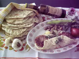 Цельнозерновые чесночные пырленки
