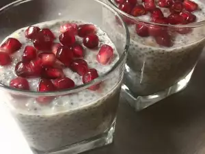 Полезный десерт с чиа