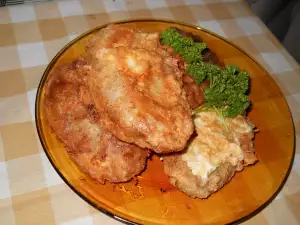 Куриные шницели в панировке