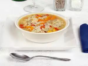 Сколько риса добавить в суп?