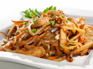 Курица с овощами по-китайски