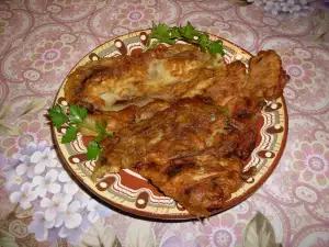 Вкусные запечённые перцы в панировке