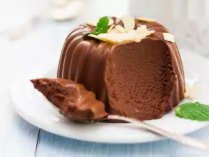 Желе из какао порошка