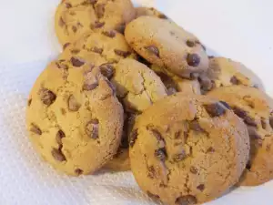Шоколадное печенье с арахисовым маслом