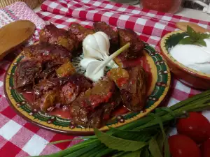 Пестрая долма со щавелем