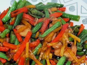 Блюдо из стручковой фасоли