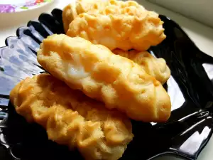 Заварные эклеры с домашним кремом