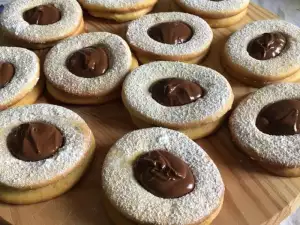 Двойное шоколадное мягкое печенье