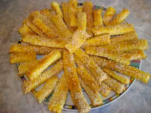 Быстрое соленое печенье