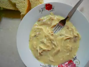 Фрикасе из цыпленка по-фракийски