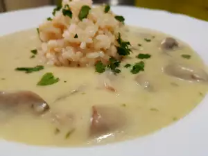 Грибная каша с рисом