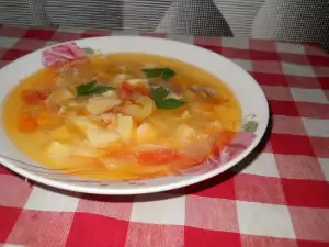 Вкусный садовый суп