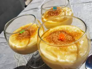 Греческий крем на манке