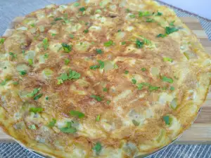 Испанский омлет с картофелем