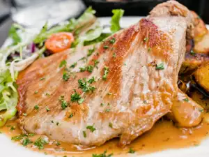 Стейки с медом и горчицей