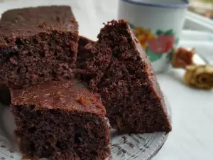 Какаовый пирог на кислом молоке